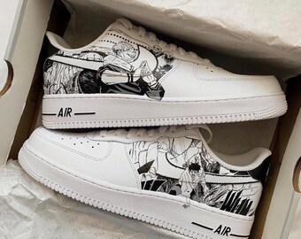 Jujutsu Kaisen Gojo X Yuta Air Force 1 Custom BEST SELLING, Limited Edition, Perfect Gift,Mother da Order now>>> etsneaker.com/mins-119