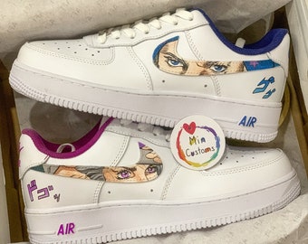 Jojo Bizarre Adventure Gyro X Johnny Air Force 1 Custom BEST SELLING, Limited Edition, Perfect Gift Order now>>> etsneaker.com/mins-125