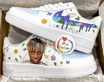 Juice Wrld Air Force 1 Custom BEST SELLING, Limited Edition, Perfect Gift,Mother day gift Order now>>> etsneaker.com/mins-121