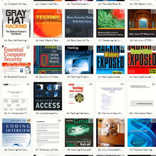 Top 100 Biggest Hacking & Security E-Books Collection