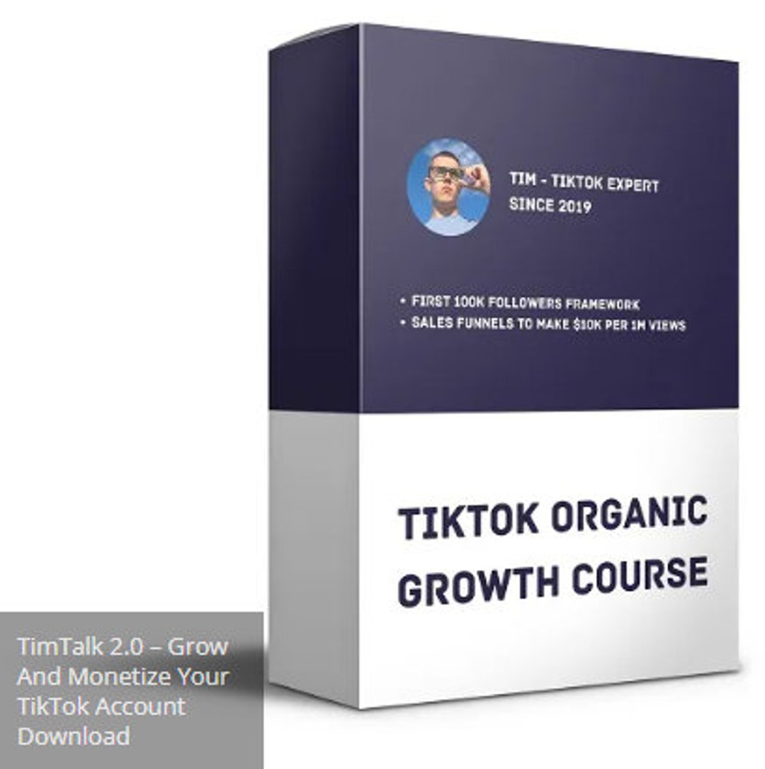 Timtalk 2.0 Grow and Monetize Your Tiktok Account - Etsy