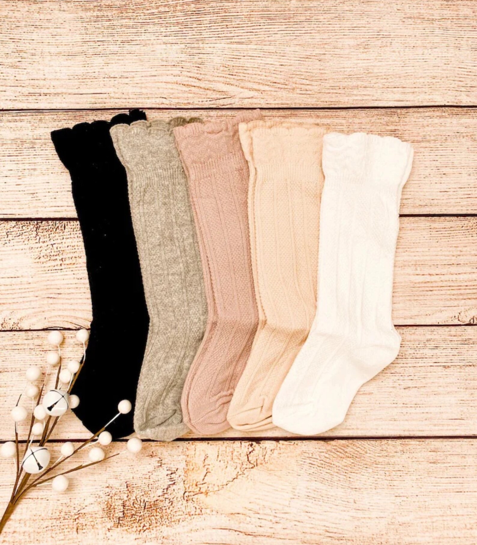 Baby Knee High Socks Toddler Knee Highs Ruffle Knee Highs Baby Socks