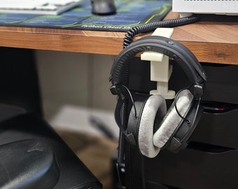 Simple Universal Headphones Mount Headphone Clamp Display Colorful Plastic Headset Holder Various Size Minimalist Desk Organization Hook