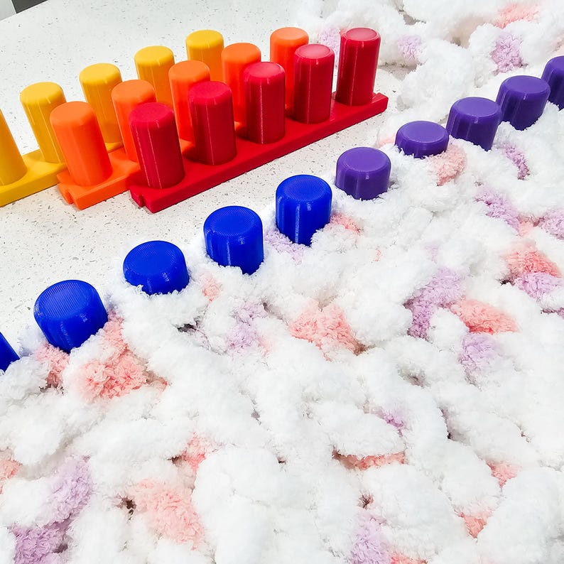 Chunky Blanket Loom: Customizable DIY Knitting Tool image 3