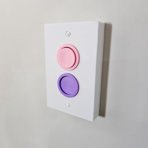 Arcade Style Light Switch Cover | Game Room Decor | Boys & Girls Room Decor | Video Game Inspired Paddle Light Switch Plate