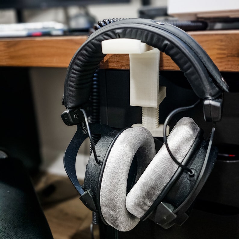 Desk Headphones Holder Mount Clamp Mount and Large Screw Gamer Desk