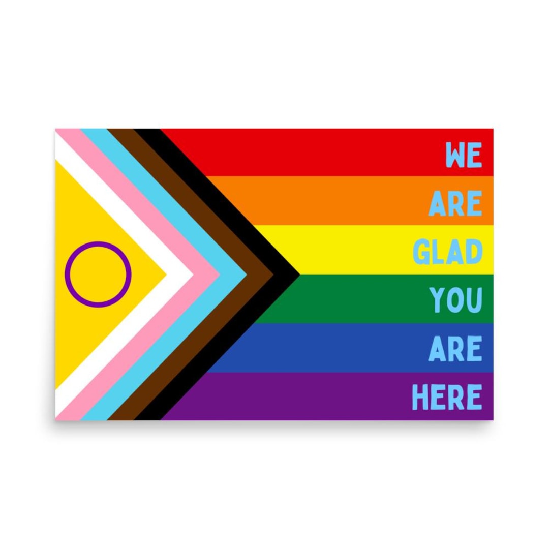 Intersex Inclusive Pride Flag Poster: LGBTQ+ Art Print - Etsy