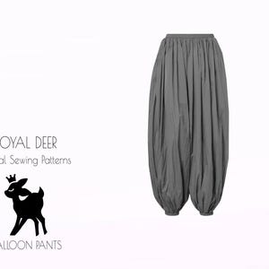 Patrón de costura para pantalones Balloon Genie
