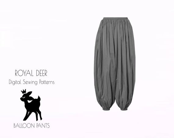 Updated Balloon Genie Pants Sewing Pattern
