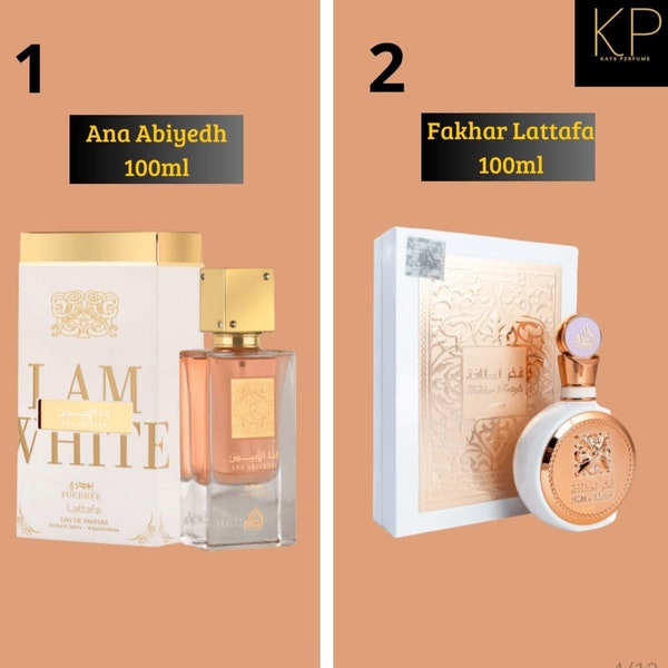 Parfums Femmes Dubai Lattafa, Asdaaf, Yara, Ameerat Al Arab