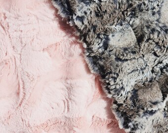 Wild Rabbit - Natural and Hide - Shell 60 x 70 inches