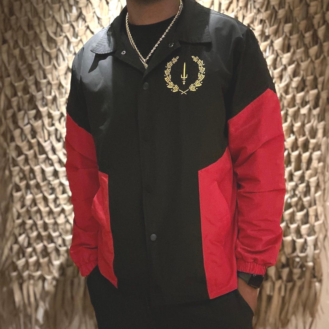 Black American Heritage Flag (coaches Jacket) - Etsy