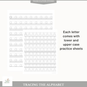 May include: Black and white printable worksheet for tracing the letter A in both uppercase and lowercase. The worksheet has multiple lines for practicing writing the letter.