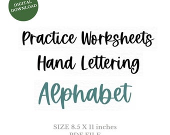 Téléchargement numérique Sweet Script Lettering Workbook