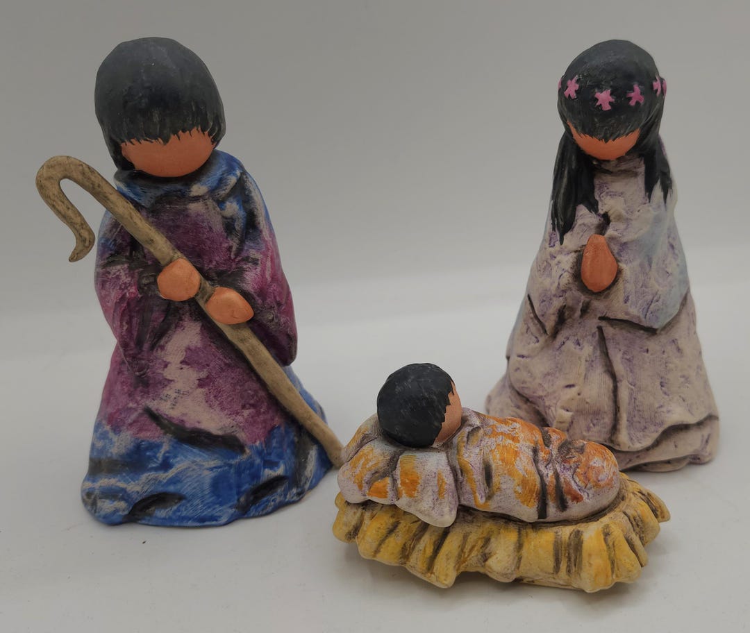 Vintage Degrazia NATIVE AMERICAN NATIVITY Set- Goebel- West Germany - Etsy