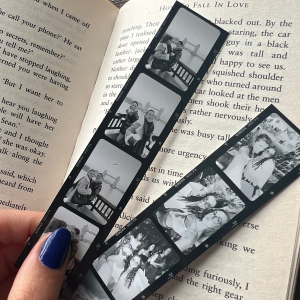 Personalised Custom Photobooth Strip Bookmark - Make your own Black/White or Colour Photo Photobooth Strip | Graduation Gifts For Her