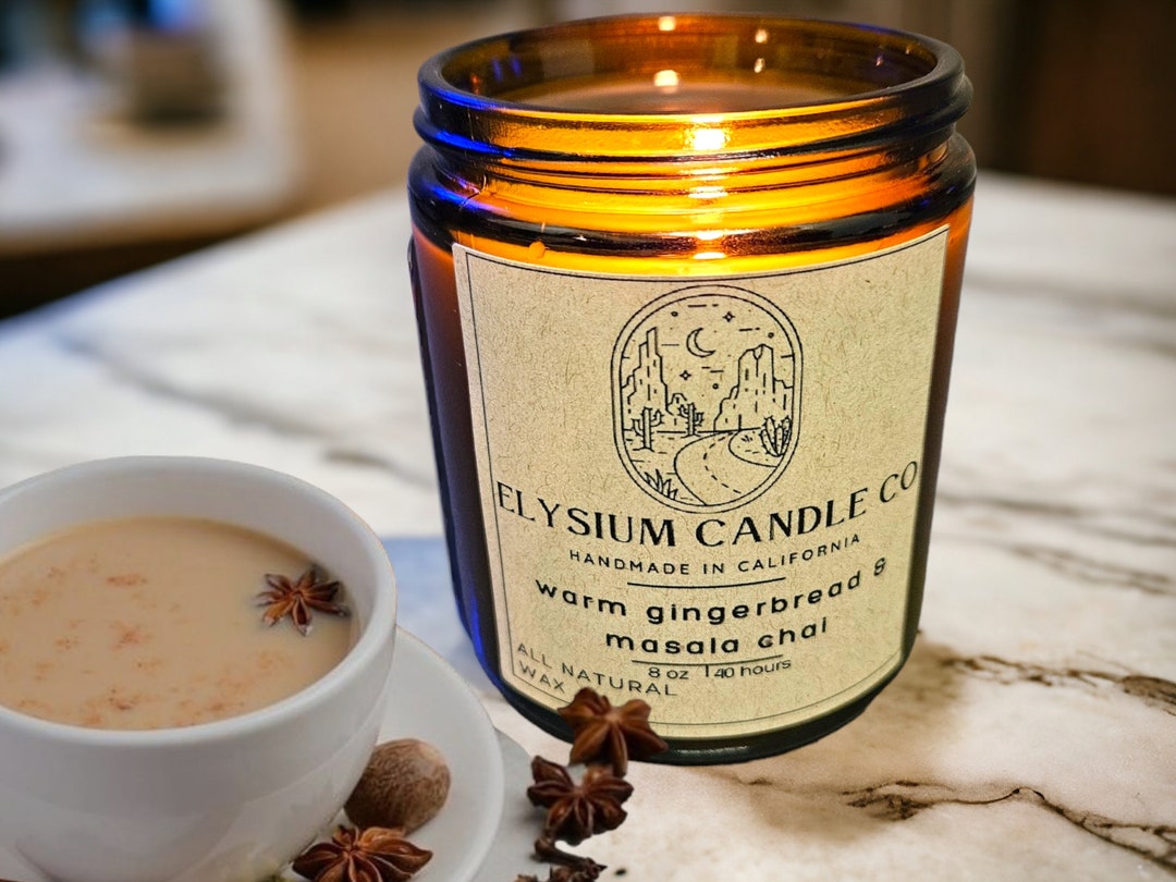 Spiced Chai Scented Candle, Breakfast Chai Candle, Cozy Candle, Spiced
