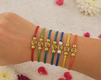 Om Aum Rakhi Bracelet: Raksha Bandhan Thread for Brother