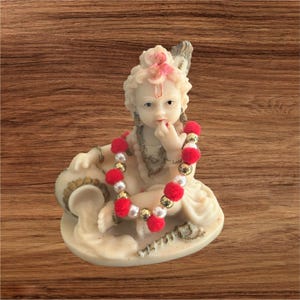 1 inch , 2 inch God garlands,small Pooja Pearl mala,Diwali Pooja items,,return gifts,housewarming gift,God idol mala