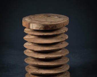 Wooden creation stool