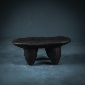 Senufo long wooden stool
