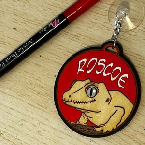 Gargoyle Gecko Enclosure Tag, Reptile Enclosure Tag, Customizable Reptile Name Tag, Gargoyle Geckos