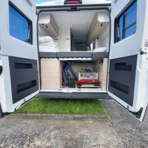 Door Storage for Fiat Ducato, Peugeot Boxer and Citroen Jumper HARRI. Both doors