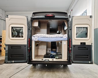 Door Storage for Fiat Ducato, Peugeot Boxer and Citroen Jumper HARRI. Both doors