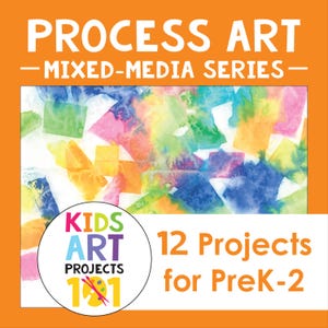 Konstprojekt med blandteknik för hemundervisning i förskoleklass och grundskoleklass