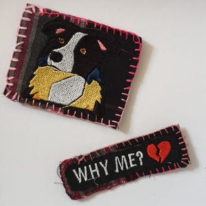 Écusson patchwork - Patch à coudre - Why me ?