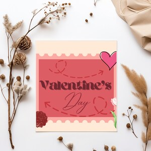 Encantadora tarjeta de felicitación feliz día de San Valentín: expresa tu amor sin esfuerzo, toca las profundidades de su corazón con amor y afecto