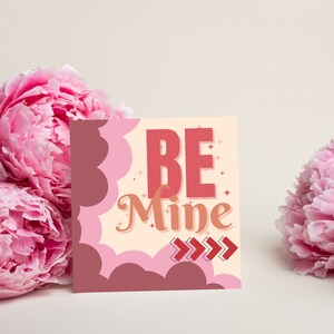 Sé mío, encantadora tarjeta de felicitación del día de San Valentín: expresa tu amor sin esfuerzo, toca las profundidades de su corazón con amor y afecto