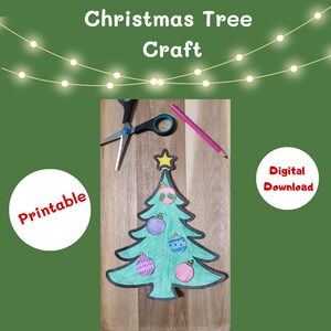 Printable Christmas Craft Christmas Tree Template Christmas Crafts Printable Christmas Craft Christmas Tree Template Christmas Crafts