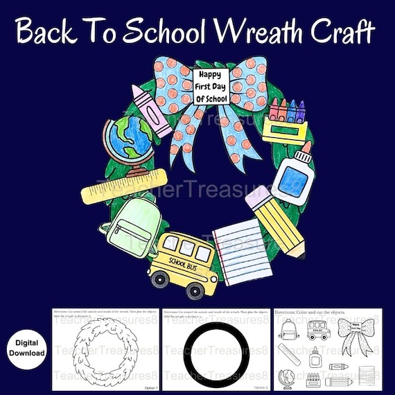 Back To School Craft Printable: Homeschool Activity for Kids (PDF Download)