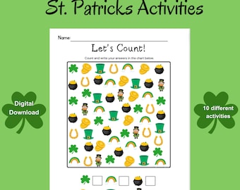 St Patricks Day Activities, Preschool Activities, St Patricks Printable, Kids Activities, Printable Activities, March Activity, St Pattys