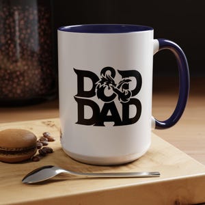 D&D Dadマグカップ、RPGテーブルトッププレイヤーへのオタクゲーマーギフト