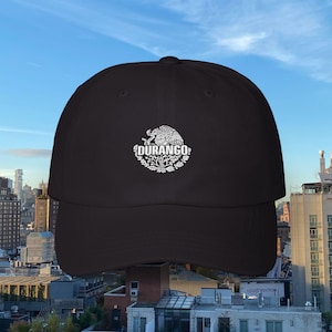 Embroidered Classic Dad Cap with Gorra del Estado de Durango Mexico Design - Adjustable Baseball Hat, Mexican State Souvenir, Traveler Gift,