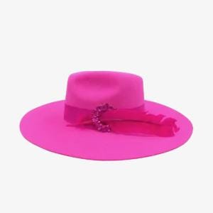 Fuchsia Fedora Hat - Etsy