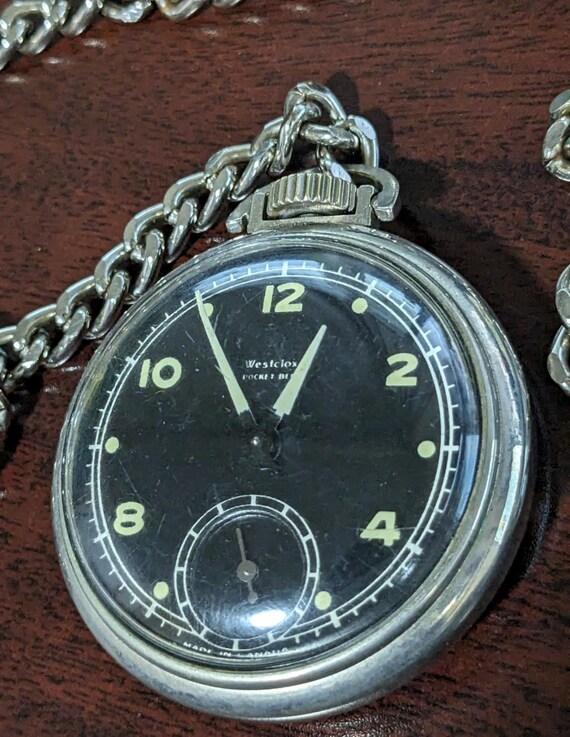 Reloj de bolsillo WESTCLOX Pocket Ben Vintage de los anos 50 60. Perfectas condiciones de trabajo. Precioso reloj para coleccionar. Tu dinero. Etsy Espana