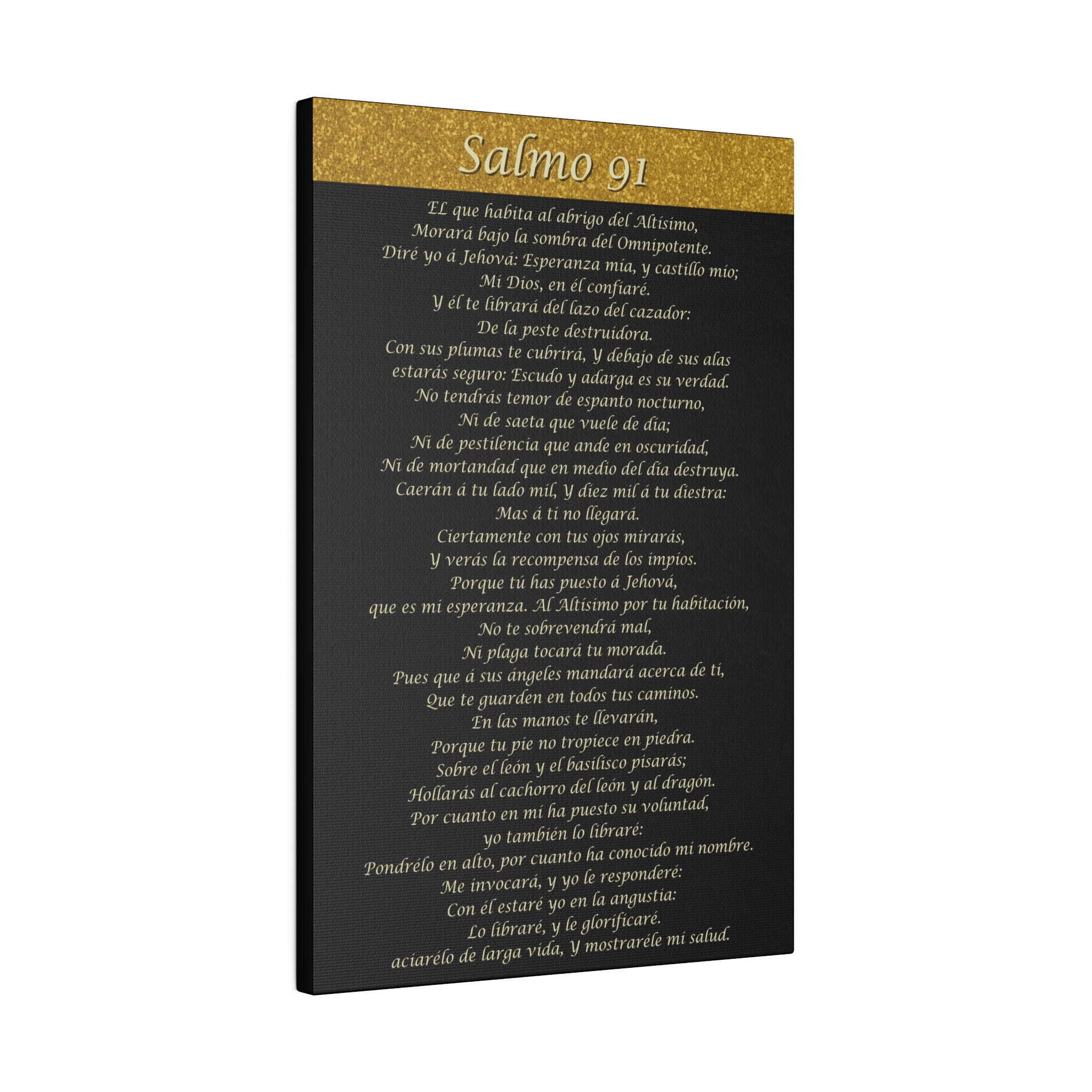 Salmo 91 En Español Salmo 91 Wall Art Cuadros Cristianos Para Pared En