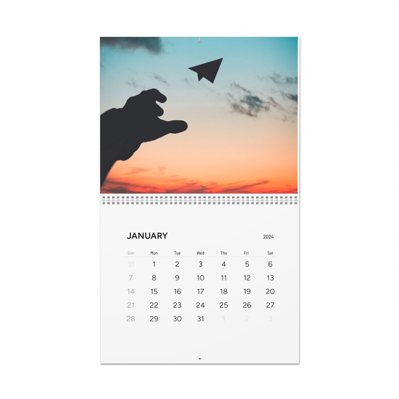Airplane Wall Calendars 2024 Etsy