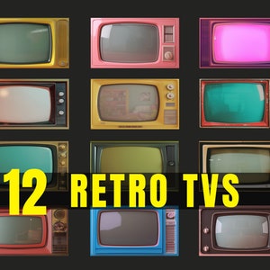 Samsung TV Frame Artwork - RETRO Tv Bundle!