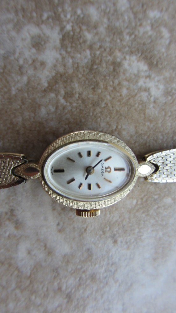 1973 OMEGA Ladies Cocktail Watch 10K Gold Filled … - image 4