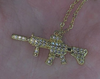 Mini AK Necklace