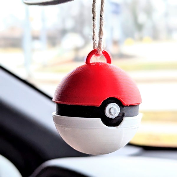 Pokeball Car Ornament