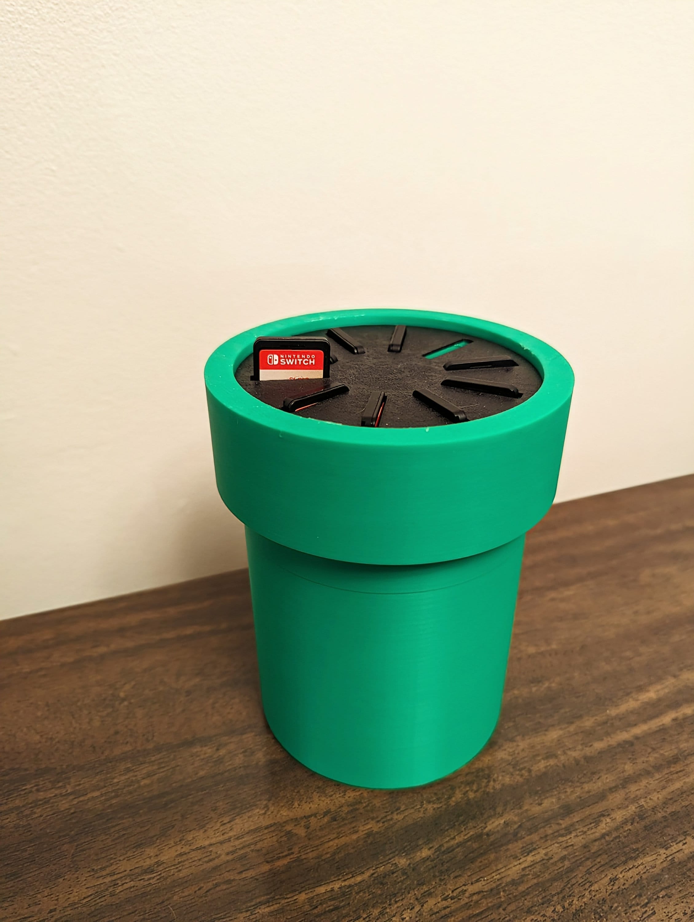 Warp Pipe Spinning Nintendo Switch Video Game Storage - Super