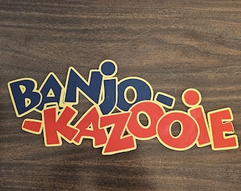 Banjo Kazooie Display sign