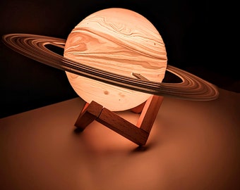 Cosmic Planet Lamps - LED colour changing moon lamp and planet lamps / nightlight