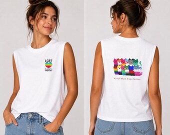 Pride Tshirt, Unisex Jersey Muscle Tank, Gay Pride shirt