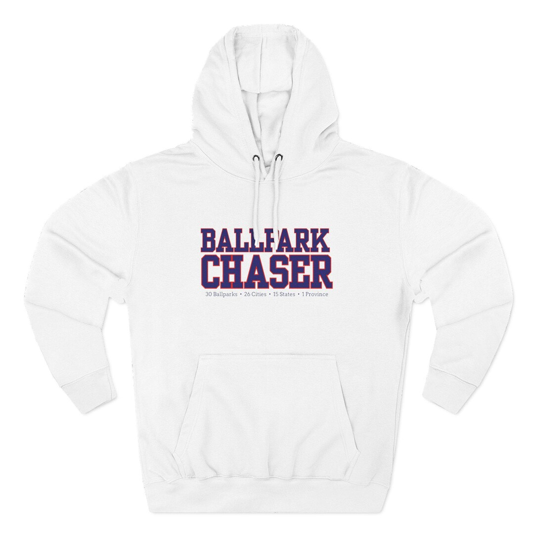 Vibrant Wander Tees Ballpark Chaser Hoodie Baseball Shirt Ballpark 30 ...